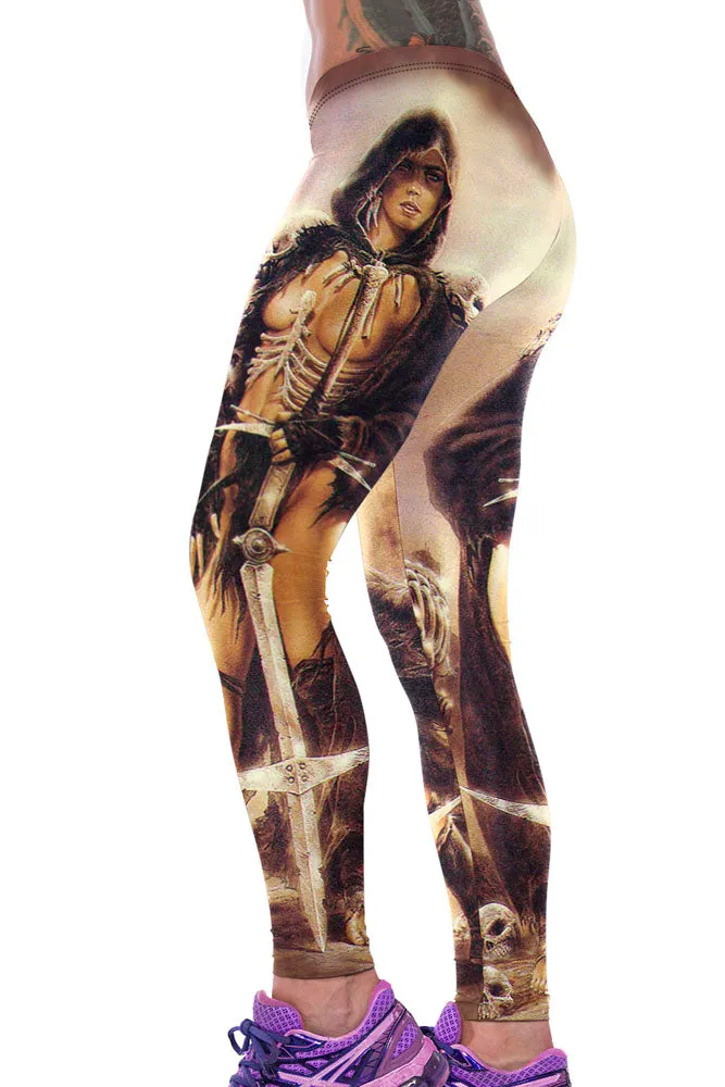 Sexy Barbarian Princess Stretchy Yoga Leggings