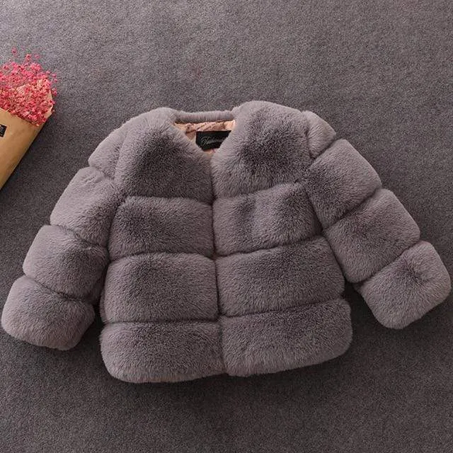 Stylish Faux Fur Coat