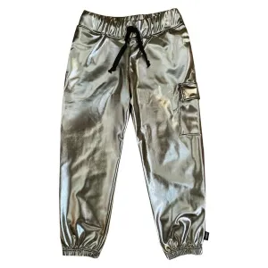 The MiniClassy Metallic Jogger Pant - Gold