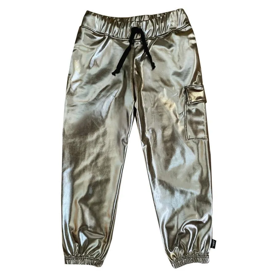 The MiniClassy Metallic Jogger Pant - Gold