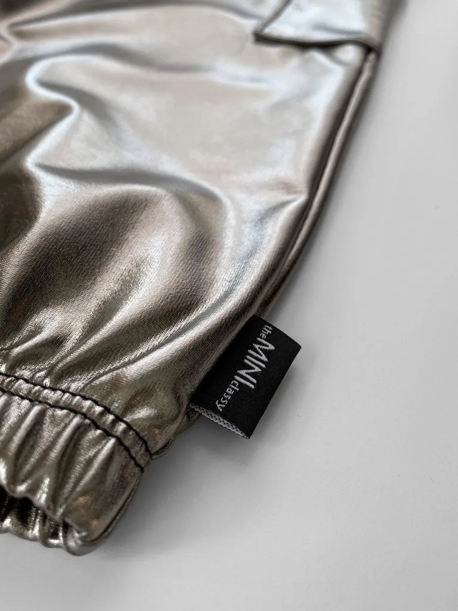 The MiniClassy Metallic Jogger Pant - Gold