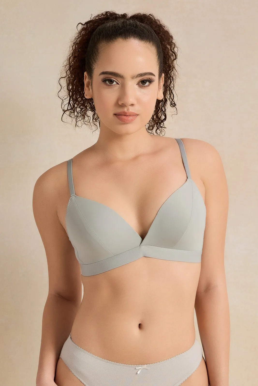 Women Assorted Non Wired Bras Set (Pack of 3)