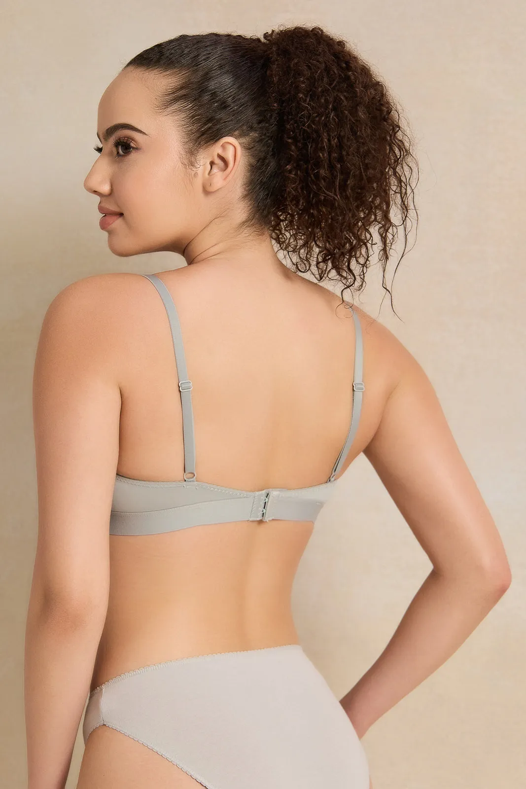 Women Assorted Non Wired Bras Set (Pack of 3)
