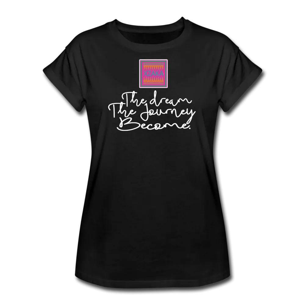 XZAKA - Women's 'DJB' Relaxed Fit T-Shirt - BK