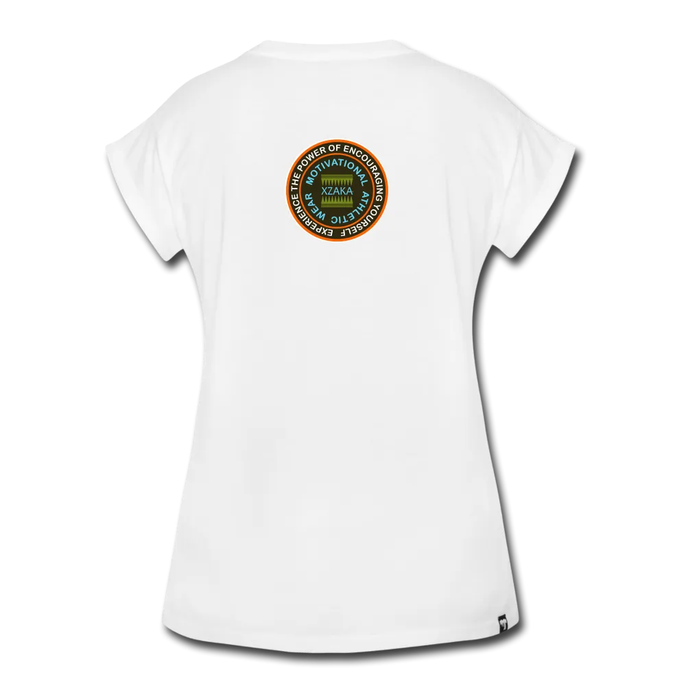 XZAKA - Women's 'DJB' Relaxed Fit T-Shirt -WHT.002