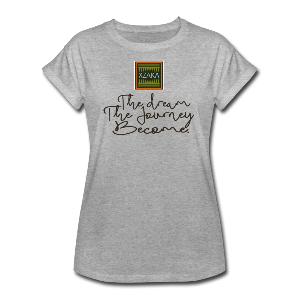 XZAKA - Women's 'DJB' Relaxed Fit T-Shirt -WHT.002