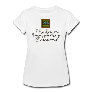 XZAKA - Women's 'DJB' Relaxed Fit T-Shirt -WHT.002